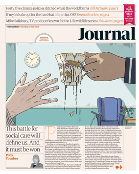 Cover of The Guardian e-paper Journal