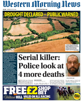 Cover of Western Morning News