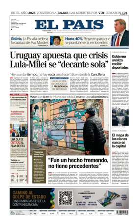 Cover of El Pais (Uruguay)