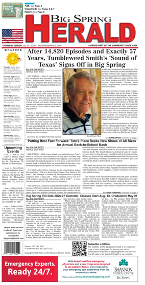 Cover of Big Spring Herald