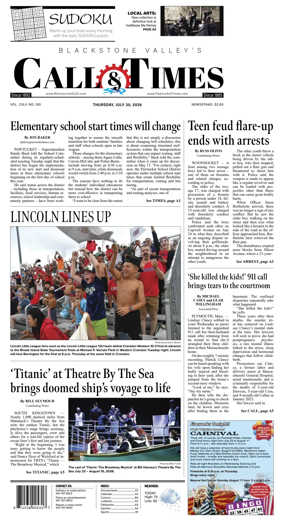 Cover of Call & Times