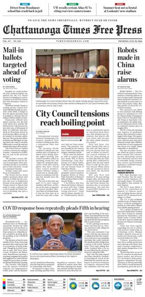 Cover of Chattanooga Times Free Press
