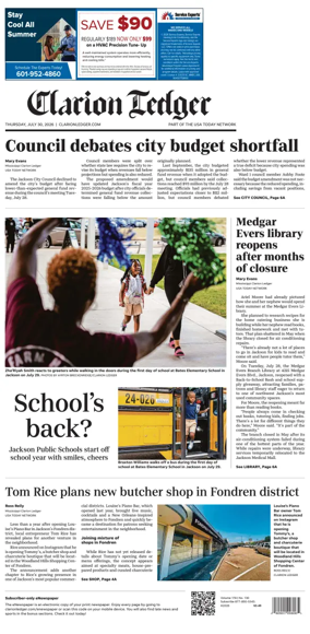 Cover of Clarion Ledger