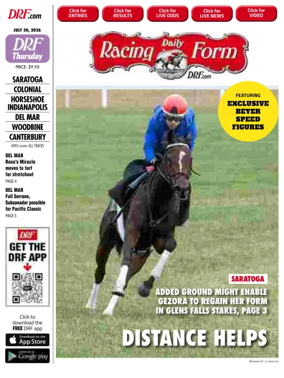 Cover of Daily Racing Form National Digital Edition