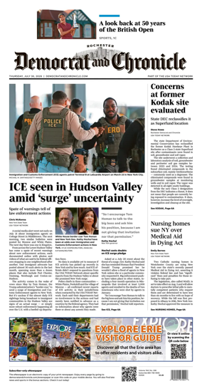 Cover of Democrat and Chronicle