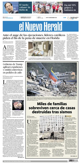Cover of El Nuevo Herald
