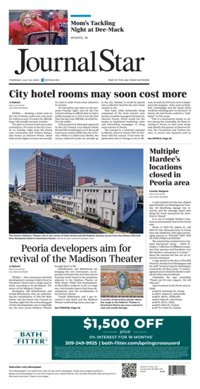 Cover of Journal Star (Peoria)