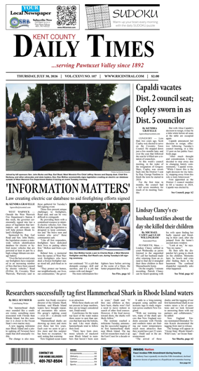 Cover of Kent County Daily Times