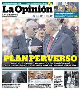 Cover of La Opinion