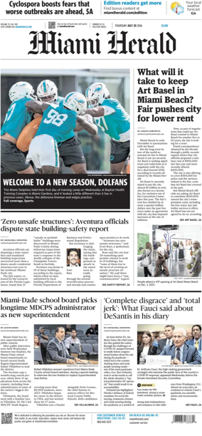 Cover of Miami Herald