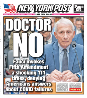 Cover of New York Post