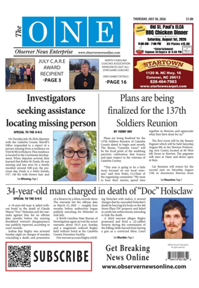 Cover of Observer News Enterprise