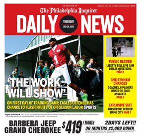Cover of Philadelphia Daily News