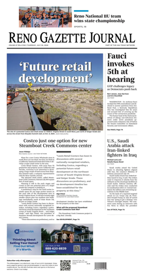 Cover of Reno Gazette Journal