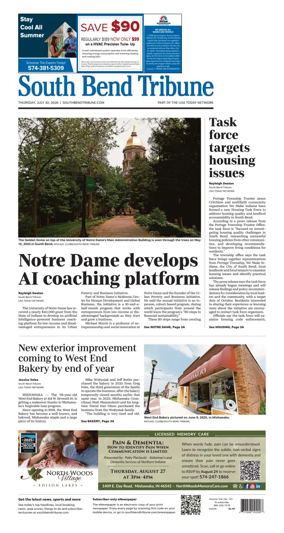 Cover of South Bend Tribune