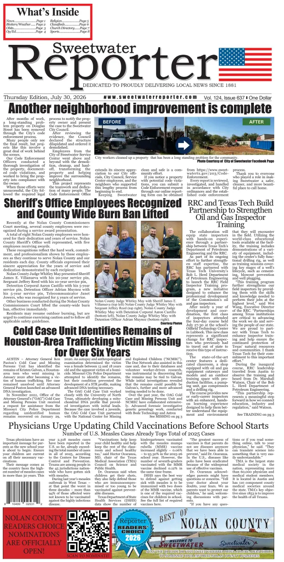 Cover of Sweetwater Reporter