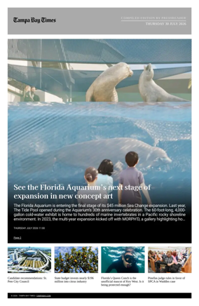 Cover of Tampa Bay Times TFP