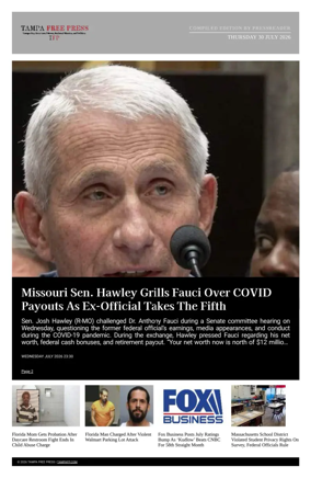 Cover of Tampa Free Press