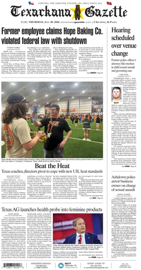 Cover of Texarkana Gazette