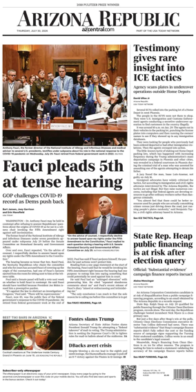 Cover of The Arizona Republic