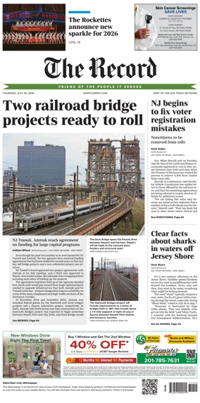 Cover of The Bergen Record