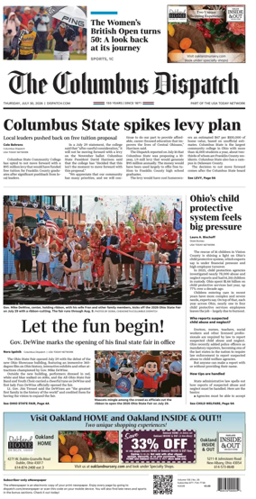 Cover of The Columbus Dispatch