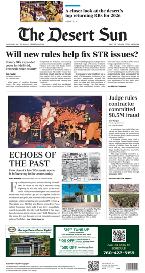 Cover of The Desert Sun