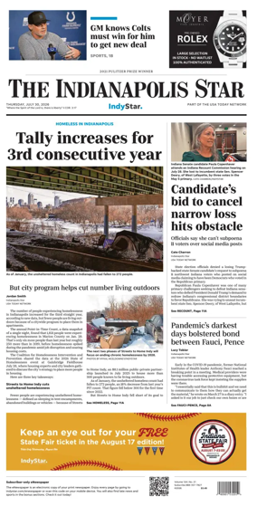 Cover of The Indianapolis Star