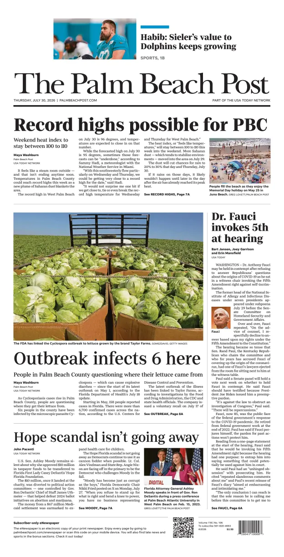 Cover of The Palm Beach Post