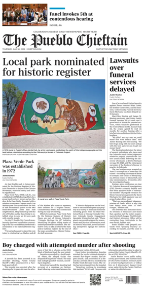 Cover of The Pueblo Chieftain