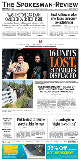 Cover of The Spokesman-Review (Spokane)