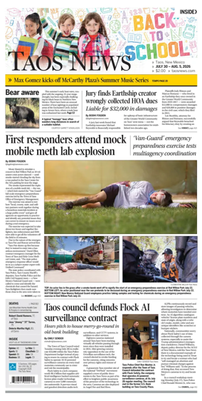 Cover of The Taos News