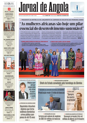Cover of Jornal de Angola
