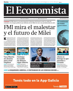 Cover of El Economista (Argentina)