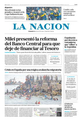 Cover of La Nacion