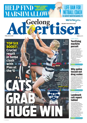 Cover of Geelong Advertiser