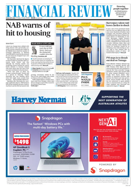 Cover of The Australian Financial Review