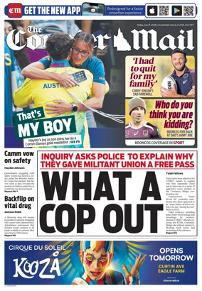 Cover of The Courier-Mail
