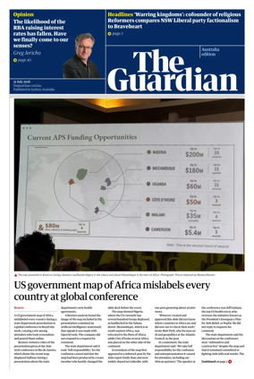 Cover of The Guardian Australia
