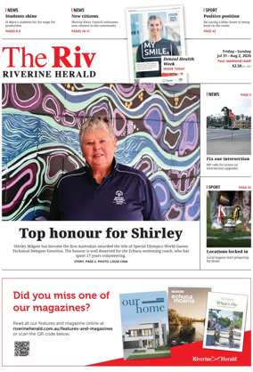 Cover of The Riverine Herald