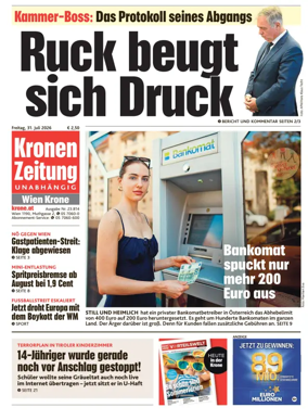 Cover of Kronen Zeitung