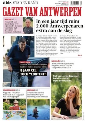 Cover of Gazet van Antwerpen Stad en Rand
