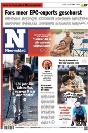 Cover of Het Nieuwsblad