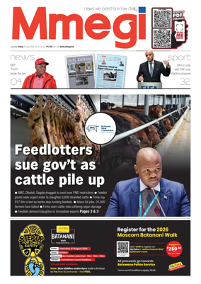 Cover of Mmegi