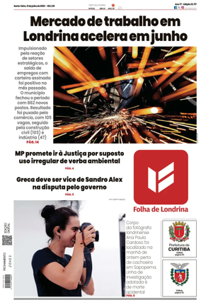 Cover of Folha de Londrina