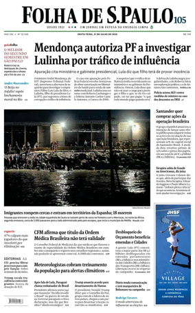Cover of Folha de S.Paulo