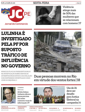 Cover of Jornal do Commercio