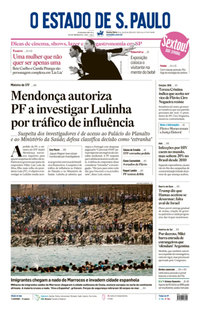 Cover of O Estado de S. Paulo