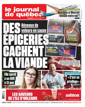 Cover of Le Journal de Quebec