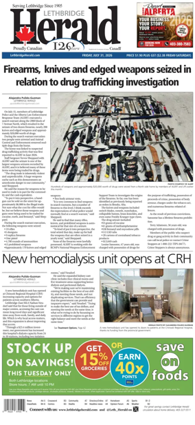 Cover of Lethbridge Herald